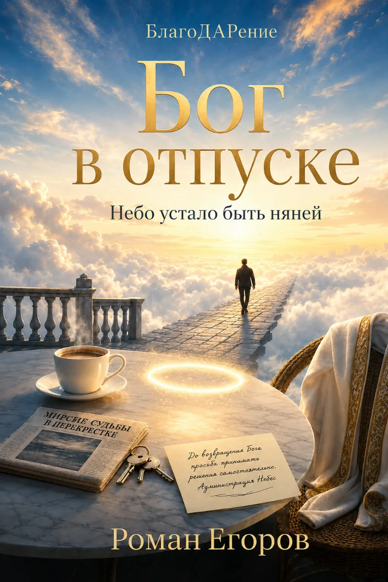Обложка книги «Бог в отпуске»